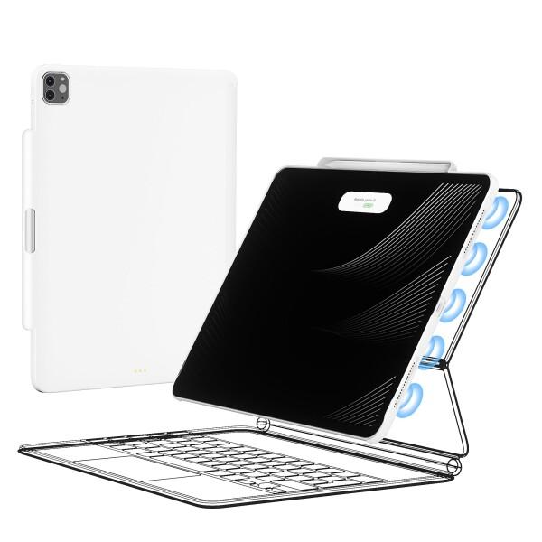 iPad Pro 12.9 ケース 磁気吸着 保護カバー Magic Keyboard/smart ...