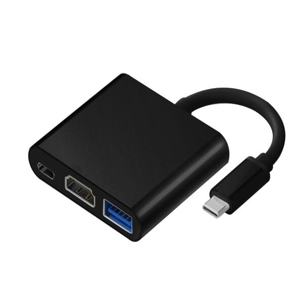 USB Cハブ Type-C to HDMI 変換アダプター (４K 解像度 hdmiポート+USB...