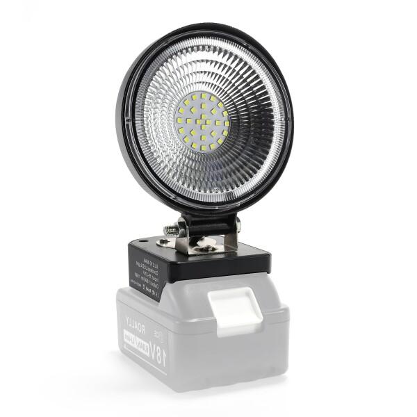 UAWISK 投光器 作業灯 ワークライト 高輝度 小型 マキタ18V バッテリー対応 投光ライト ...