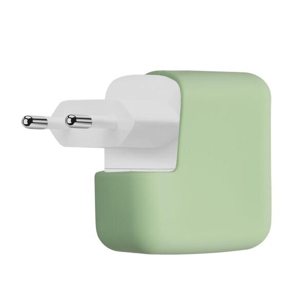 kwmobile 充電器 保護カバー 対応: Apple 35W Dual USB-C Power ...