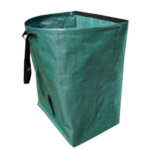 POTRRCIUSUER ガーデンバッグ 大容量麻袋 大型庭用袋 自立式 折り畳み たい肥 ジャンピ...