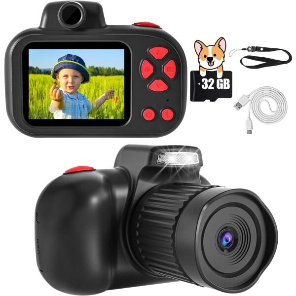 CIMELR キッズカメラ 子供用 トイカメラ 4800万画素 1080P HD 動画 2.4インチ...