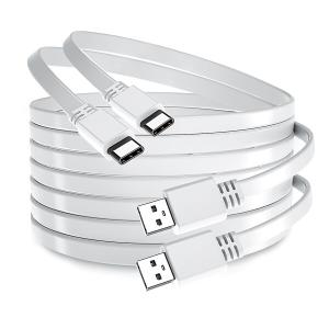 Basesailor USB AからUSB-C ケーブル（9m /2本）、ロングフラットType-A...