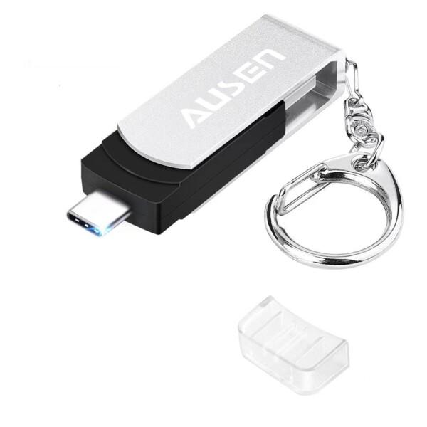 AUSEN 32GB OTG TypeC USBメモリ高速転送 小型 タイプC USBフラッシュドラ...