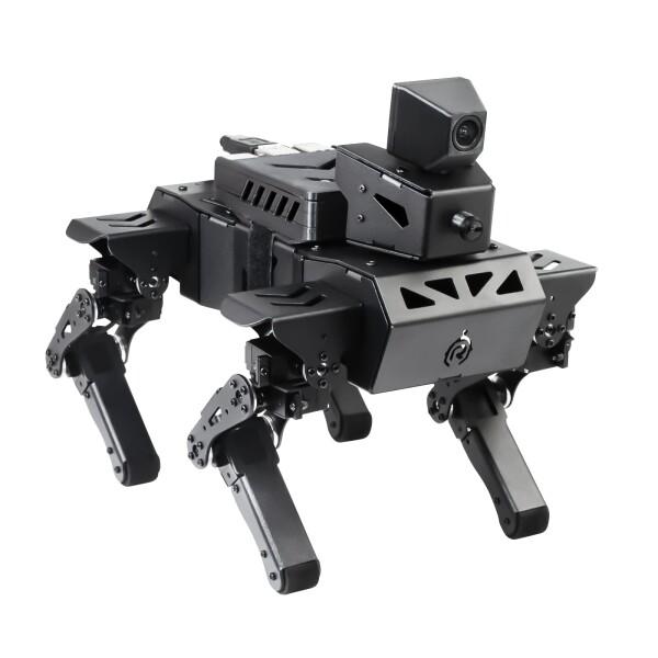 XiaoR GEEKロボット犬キット RPi 4GB 用、AI視覚認識インタラクションスマートロボッ...