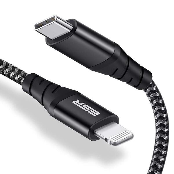 ESR USB-C - Lightningケーブル、 USB-C toライトニング ケーブル、MFi...
