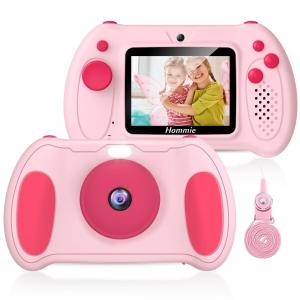 Hommie 子供用カメラ  キッズカメラ トイカメラ 子供用デジタルカメラ kids camera 32G付き mp3音楽 1080P｜finalshopping