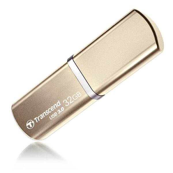 Transcend USBメモリ 32GB USB 3.0 キャップ式 ゴールド TS32GJF82...