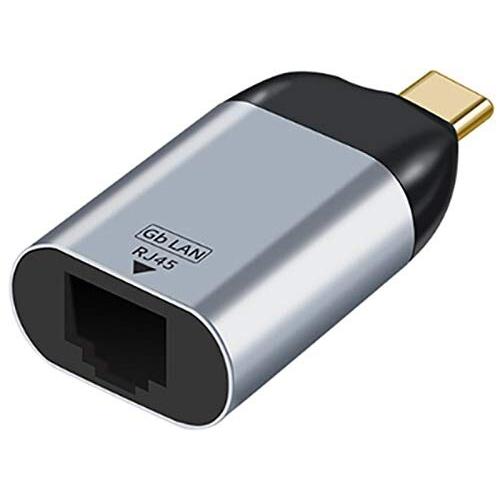 オーディオファン USB変換アダプタ USB-C - 有線 LAN変換アダプタ 10/100/100...