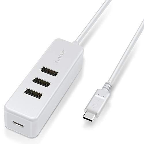 エレコム USBハブ Type-C USB-A 2.0×3ポート USB PD 60W対応 Type...