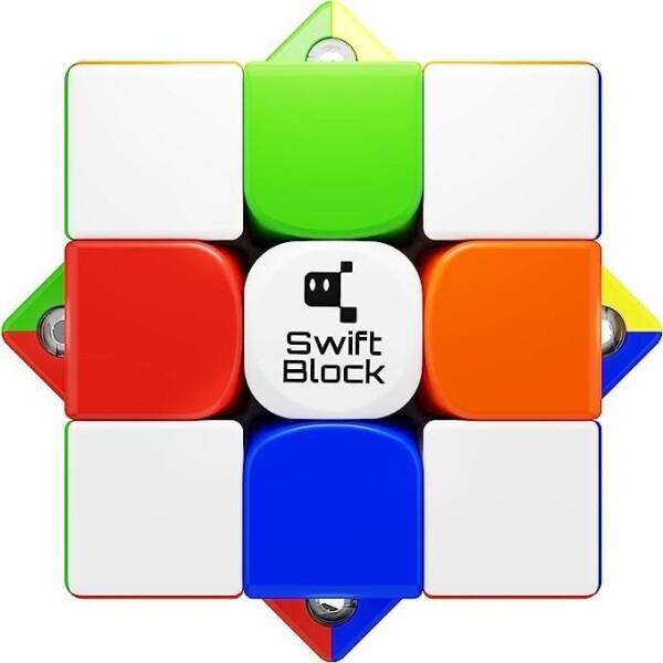 Swift Block 355S 3x3 スピード 競技用 キューブ 磁石内蔵立体パズル 子供や初心...