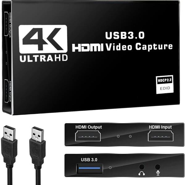 BotthHealth 4K HDMI キャプチャーボード パススルー 1080P 60FPS US...