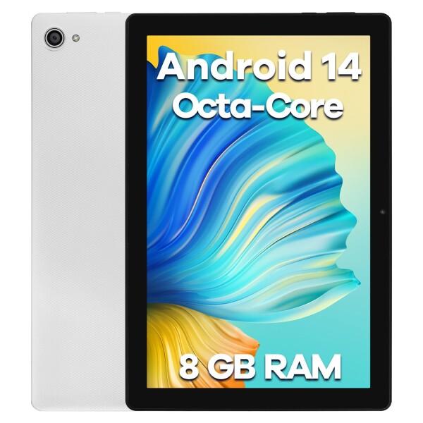 10.1 インチ タブレット Android 14 オクタコア プロセッサ タブレット、8GB RA...