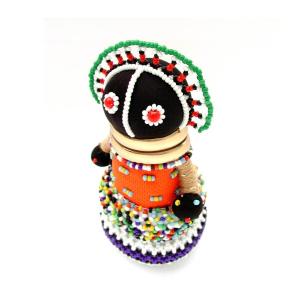 アフリキコ AFRIKICO ンデベレ人形 Ndebele Doll 南アフリカ製 Made in South Africa (中 Medium, 多産祈願 Fertili｜finalshopping