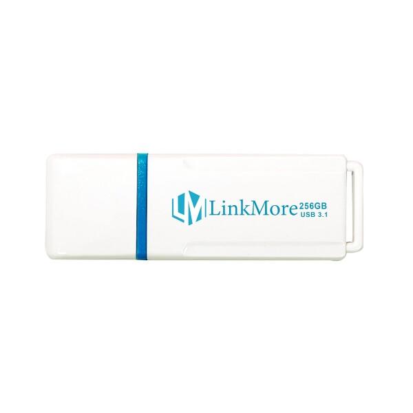 LinkMore USBメモリ NR34 256GB USB3.1 キャップ式 (最大読込速度120...