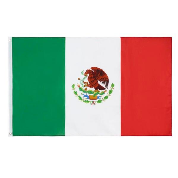 Difounmas メキシコ国旗 フラッグサイズ 90×150cm 国際交流 フェスティバル イベン...