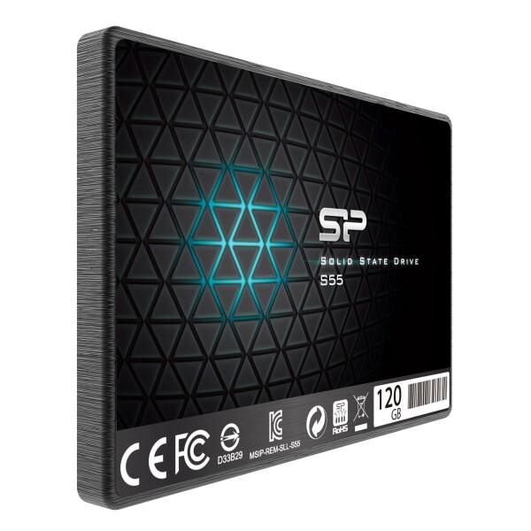 シリコンパワー SSD 120GB 2.5インチ 7mm SATA3 6Gb/s 3年保証 S55シ...