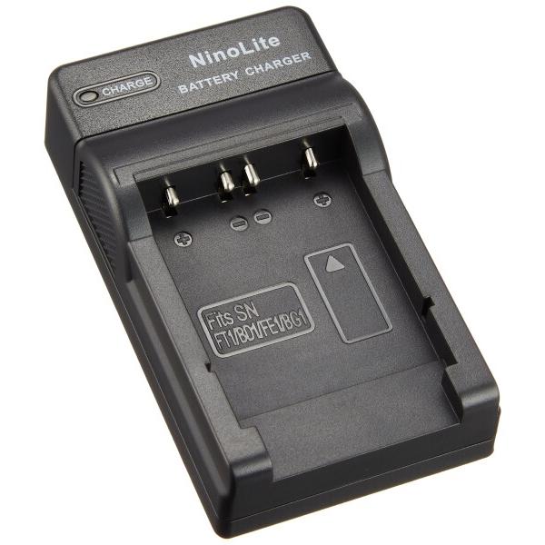 NinoLite USB型 バッテリー用 充電器 海外用交換プラグ付き Sony ソニー NP-BD...