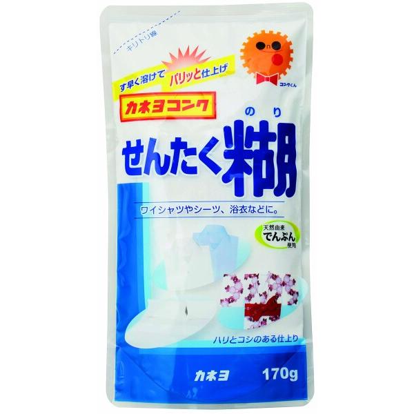 カネヨ石鹸 洗濯のり コンク スタンドパック170G 粉末