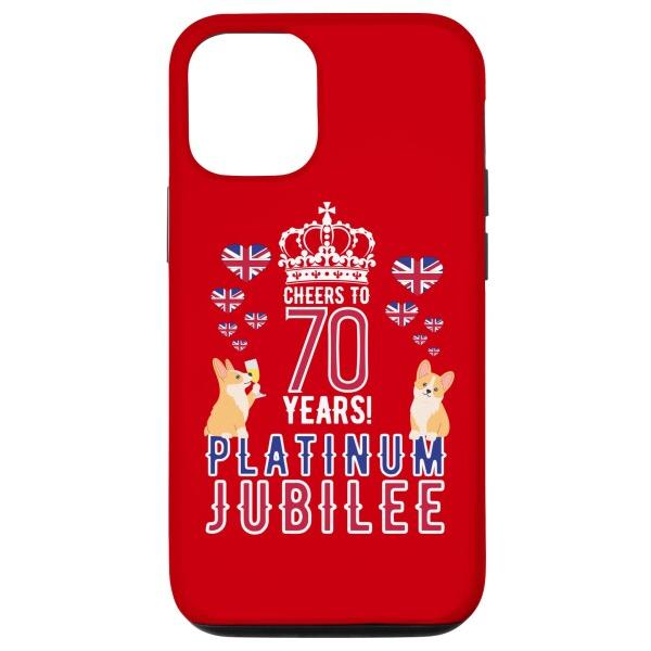 iPhone 12/12 Pro 英国の女王プラチナジュビリー70年ウェルシュコーギーペンブローク ...