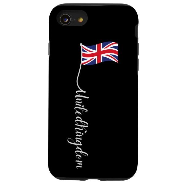 iPhone SE (2020) / 7 / 8 UK イギリスのシグネチャーユニオンジャックフラッ...