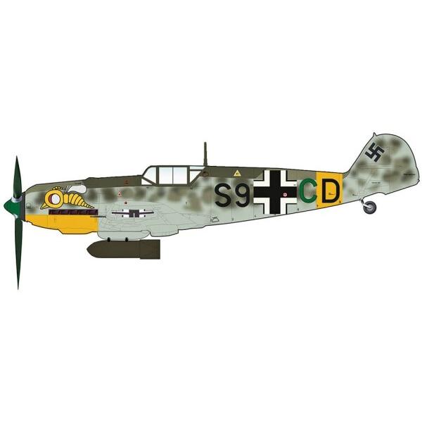 HOBBY MASTER 1/48 Bf-109E-7B メッサーシュミット ドイツ空軍 第210高...