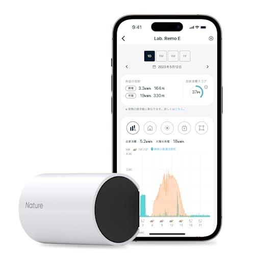 Nature Remo E ネイチャーリモ スマホHEMS 太陽光/蓄電池/V2H/エコキュート/エ...