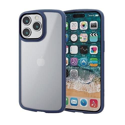 エレコム iPhone15 Pro Max ケース TOUGH SLIM LITE 半透明 耐衝撃 ...
