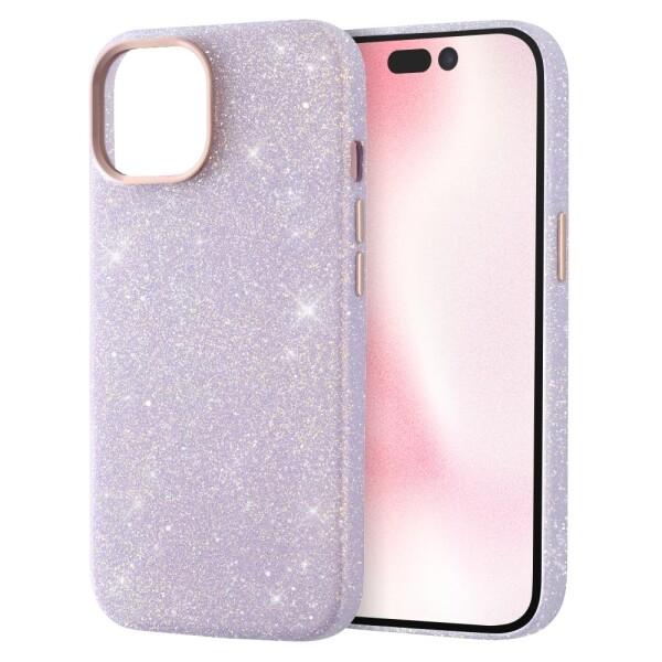 デジタルアルキミスト iPhone 15 ケース オープンレザーケース キラキラ GLITZY SU...