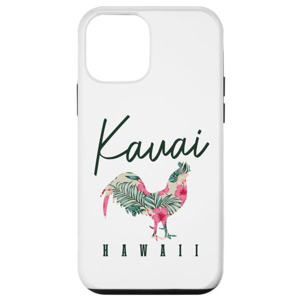 iPhone 12 mini カウアイ チキン ハワイ ハイビスカス ハワイ諸島 お土産 スマホケー...