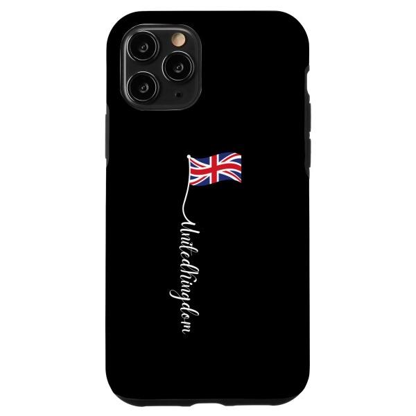 iPhone 11 Pro UK Signature ユニオンジャックフラッグポール (背面) スマ...