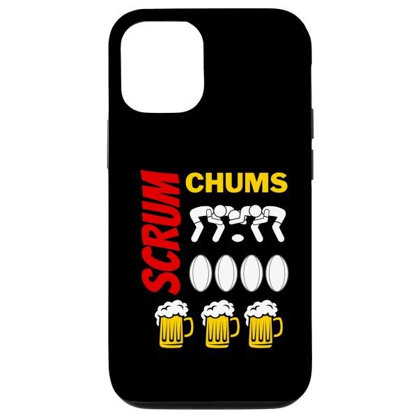 iPhone 15 Scrum Chums ファニー ラグビー プレイヤー フォワード ビール好き ...