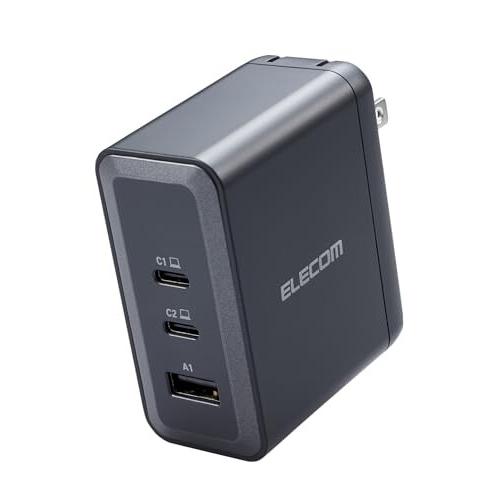 エレコム USB PD 充電器 100W 3ポート Type-C USB-A GaN採用 PPS対応...