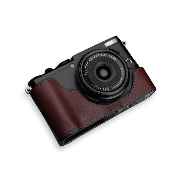 GARIZ FUJIFILM X70用 本革カメラケース XS-CHX70BR ブラウン