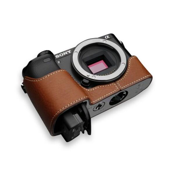 GARIZ SONY α6000用 本革カメラケース XS-CHA6000CM キャメル