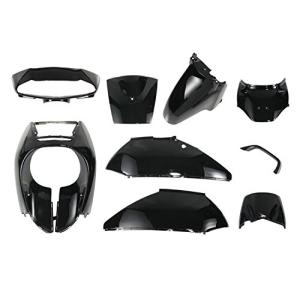 バイクパーツセンター(Bike Parts Center) リード50 純正タイプ外装セット 9点セット ブラック 黒 塗装