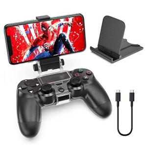 PS4スマホホルダー OIVO PS4スマホクリップ PS4携帯電話ホルダー PS4コントローラーマウント