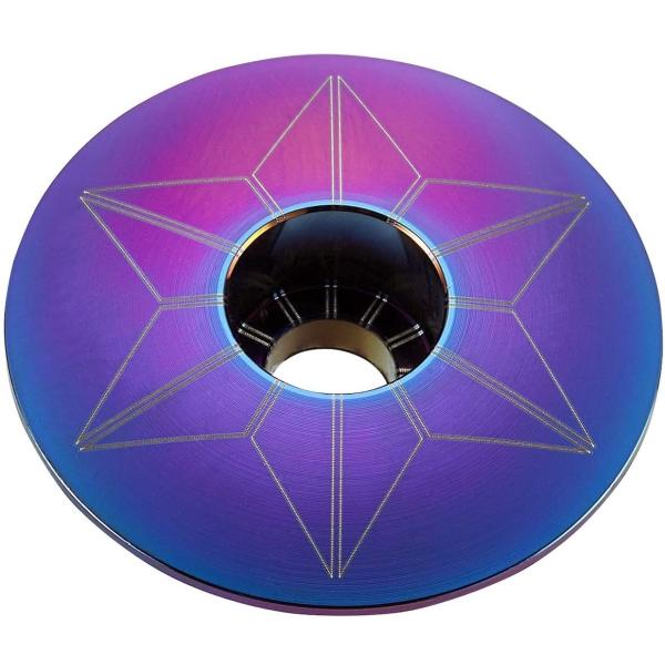 SUPACAZ スパカズ STAR CAPZ アルミトップキャップ オイルスリック