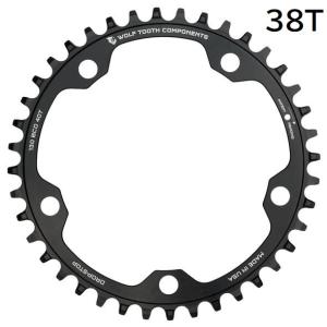 WOLF TOOTH ウルフトゥース 130BCD 5Bolt Chainring チェーンリング 38T compatible with SRAM Flattop｜find-shop