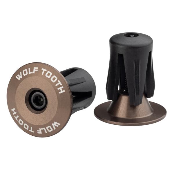 WOLF TOOTH ウルフトゥース Alloy Bar End Plugs Espresso アロ...