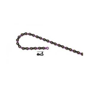 SUMC 11SL チェーン ブラック/レッド 11s SUMC チェーン SX11SL レッド×ブラック 11段 シマノ、スラム