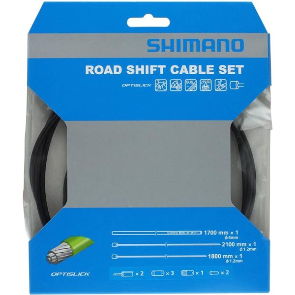 SHIMANO シマノ Y60198010 オプティスリックシフトケーブルセット ブラック Y601...