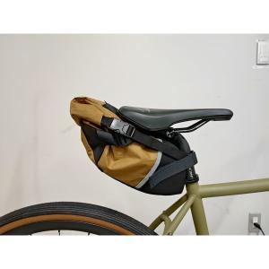 OSTRICH オーストリッチ スマートイージーパック mini-X 自転車 車体装着 サドルバッグ ブラウン DAVOS別注カラー｜find-shop