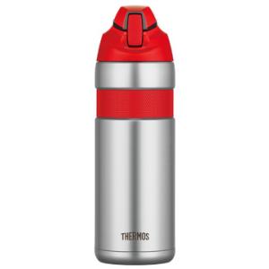 THERMOS サーモス FFQ-600 真空断熱ストローボトル ステンレスレッド