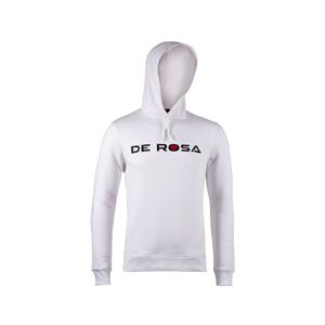 DE ROSA デローザ HOODIE LOGO ロゴ フーディー ホワイト XL｜find-shop