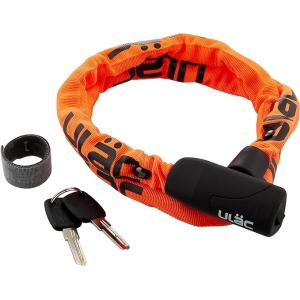 ULAC ユーラック 自転車 鍵 5mm チェーンロック Y10C EURO STILE オレンジ