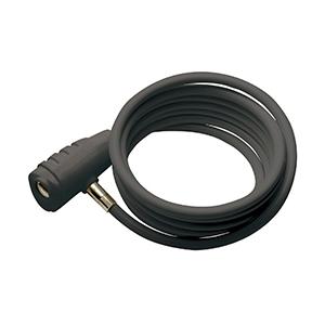 GIZA ギザ WL147 ワイヤーロック 6×1800mm コイルタイプ ブラック LKW1710...