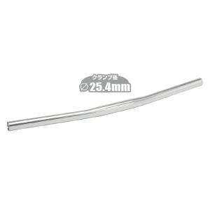 GIZA ギザ ハンドルバー フラットバー HBFB12 600mm Φ25.4 シルバー HBR20802｜FIND