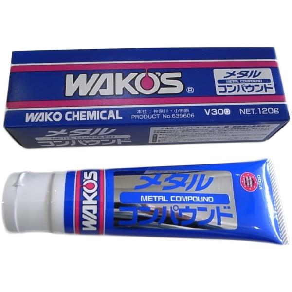 WAKO’S ワコーズ MTC メタルコンパウンド 万能金属用磨き剤 120g V300