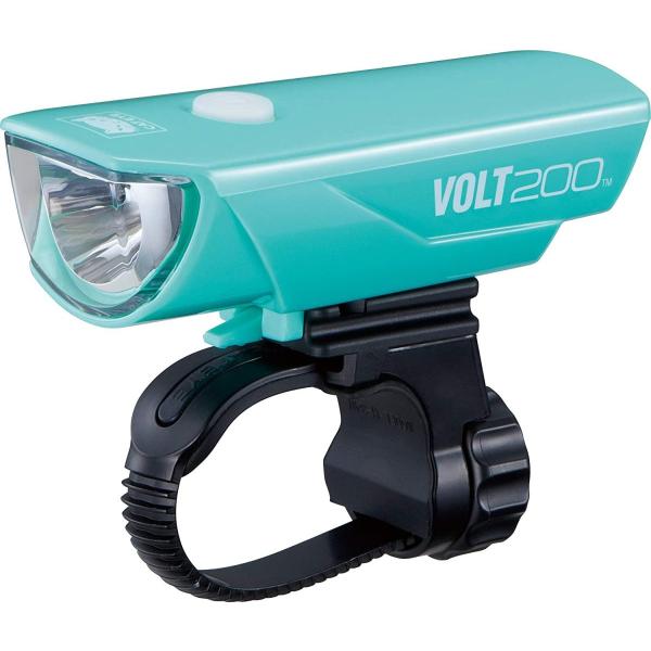 CAT EYE LEDヘッドライト VOLT200 HL-EL151RC チェレステ USB充電式 ...